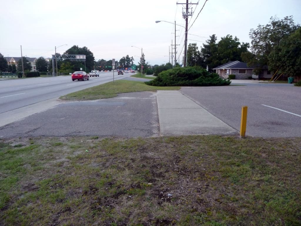 Even this pointless little sidewalk here gives me hope. The desire for better places is there, and we will realize it.