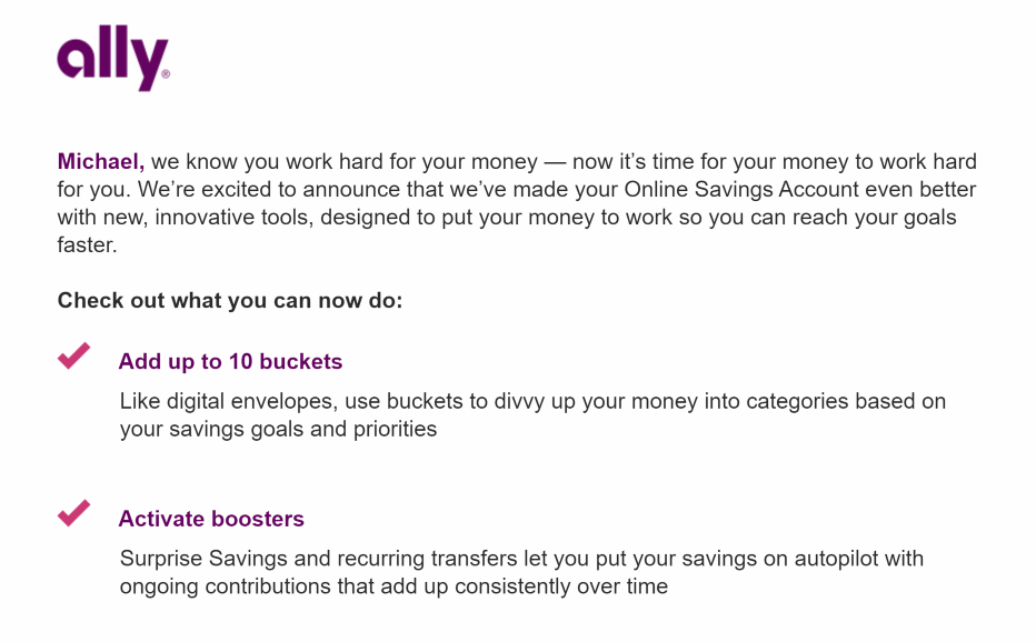 How to create buckets in an Ally savings account Empathic Finance